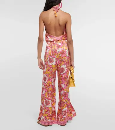 Poupette St Barth Isabelle printed halterneck jumpsuit | Thumbnail 5