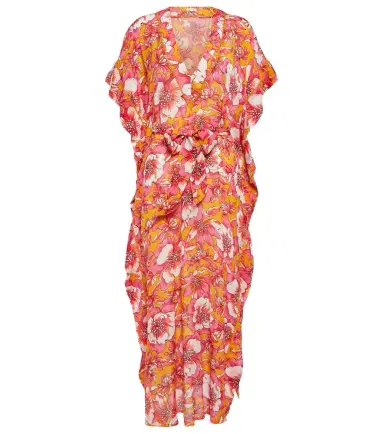 Poupette St Barth Andrea floral kaftan | Thumbnail 1