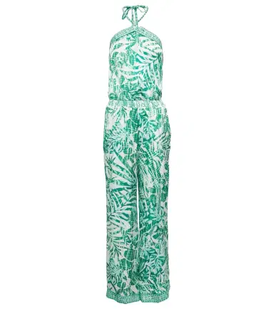 Poupette St Barth Isabelle printed halterneck jumpsuit | Thumbnail 1