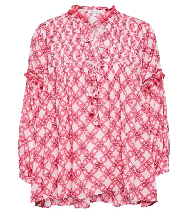 Poupette St Barth Clara printed blouse