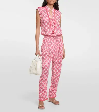 Poupette St Barth Donna printed jumpsuit | Thumbnail 4
