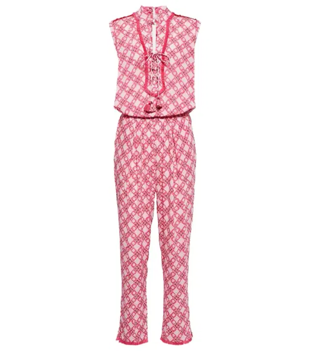 Poupette St Barth Donna printed jumpsuit