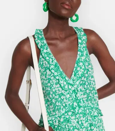 Poupette St Barth Mae floral ruffle-trimmed minidress | Thumbnail 5