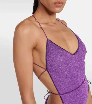 Oseree Oséree Lumière scoop-neck swimsuit | Thumbnail 2