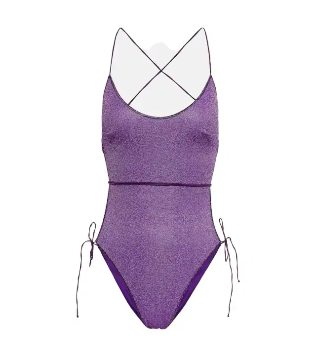 Oseree Oséree Lumière scoop-neck swimsuit
