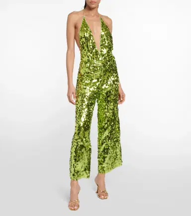 Oseree Oséree Sequined halterneck swimsuit | Thumbnail 4