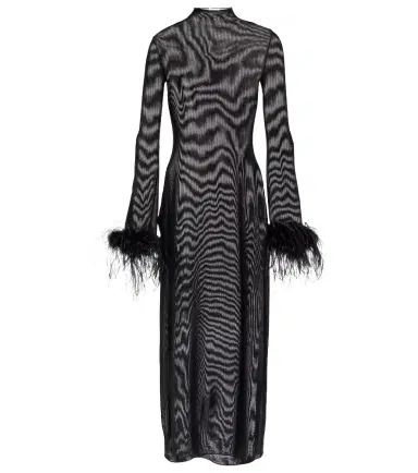 Oséree Oséree Lumière Plumage midi dress | Thumbnail 1