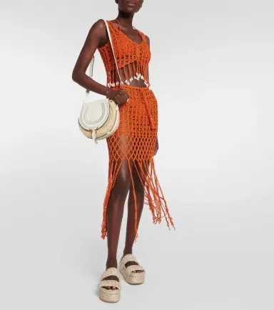 Anna Kosturova Crochet cotton skirt | Thumbnail 4