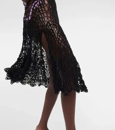 Anna Kosturova Open-knit cotton midi dress | Thumbnail 5
