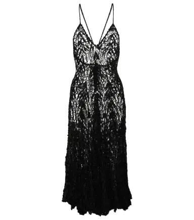 Anna Kosturova Open-knit cotton midi dress | Thumbnail 1