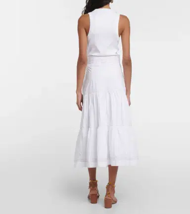 Veronica Beard Austyn cotton-blend midi dress | Thumbnail 3