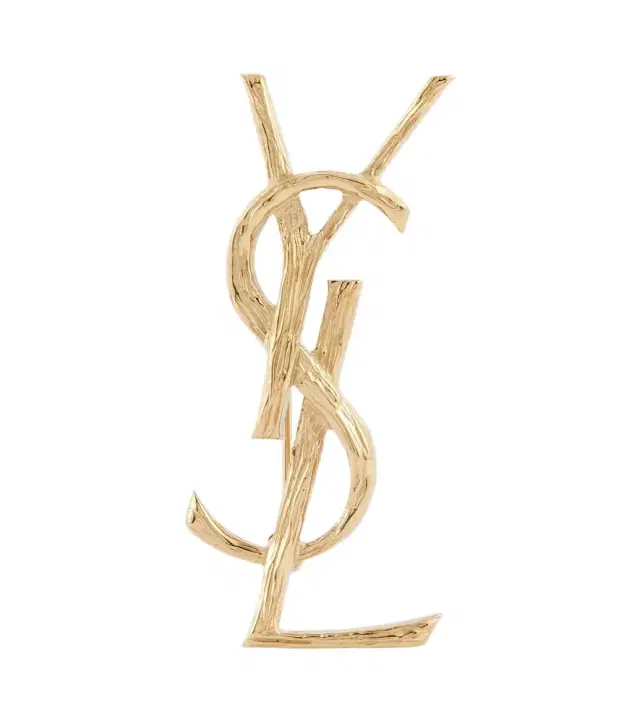 Saint Laurent Monogram brooch