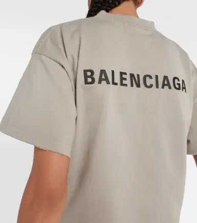 Balenciaga Logo cotton T-shirt | Thumbnail 2