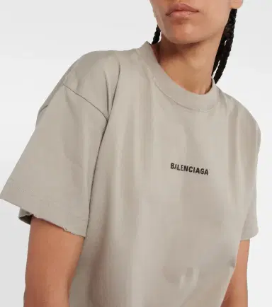 Balenciaga Logo cotton T-shirt | Thumbnail 3
