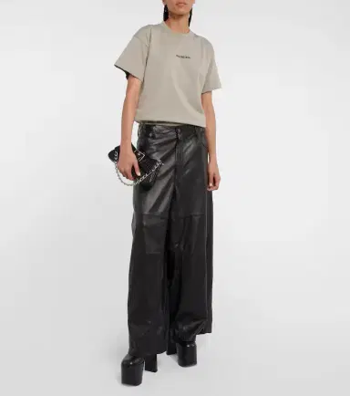 Balenciaga Logo cotton T-shirt | Thumbnail 5