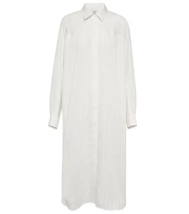 Toteme Striped jacquard shirt dress
