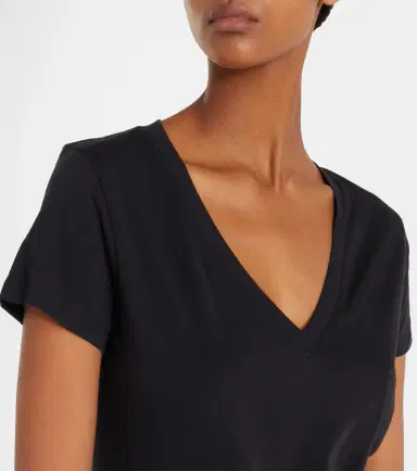 Vince Cotton V-neck T-shirt | Thumbnail 4