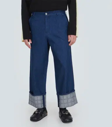 JW Anderson Turn Up wide-leg jeans | Thumbnail 2