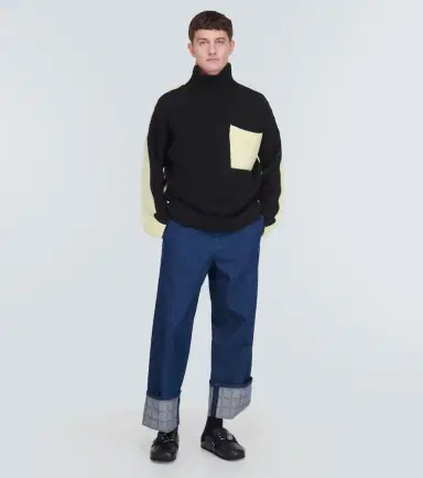 JW Anderson Turn Up wide-leg jeans | Thumbnail 4