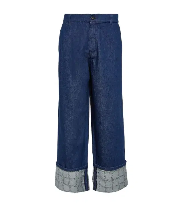 JW Anderson Turn Up wide-leg jeans