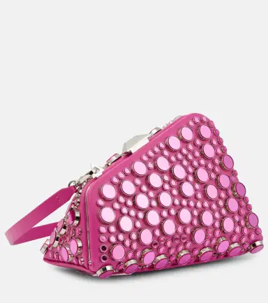 The Attico Midnight studded leather clutch | Thumbnail 5