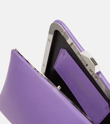 The Attico Midnight Mini embellished leather clutch | Thumbnail 5