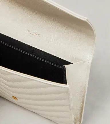 Saint Laurent Cassandre Small matelassé leather clutch | Thumbnail 5 Saint Laurent Cassandre Small matelassé leather clutch | Thumbnail 5