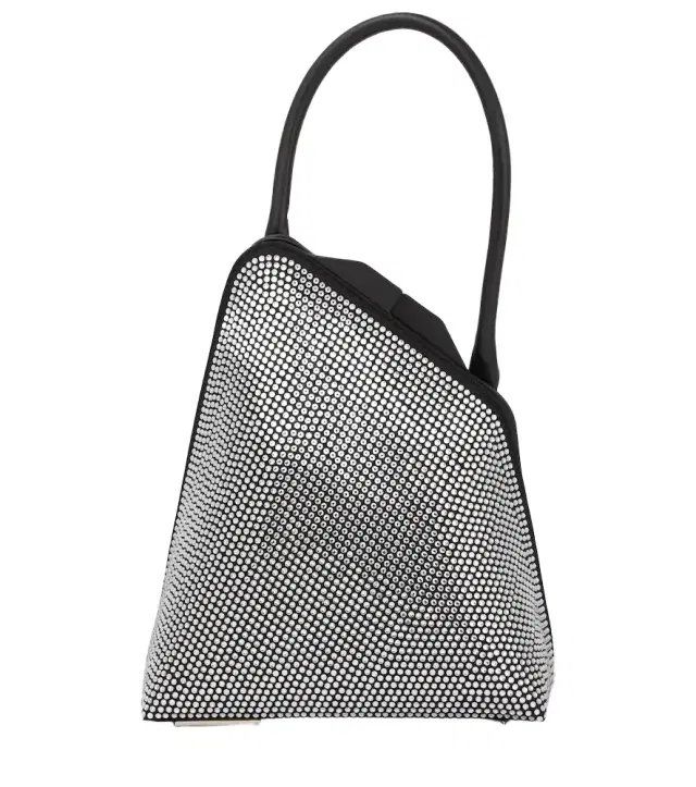 The Attico Sunset Mini crystal-embellished tote bag