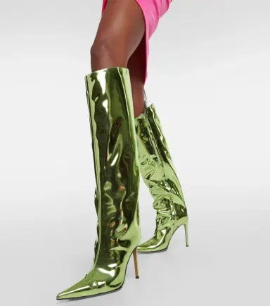 Alexandre Vauthier Mirrored leather knee-high boots | Thumbnail 5 Alexandre Vauthier Mirrored leather knee-high boots | Thumbnail 5