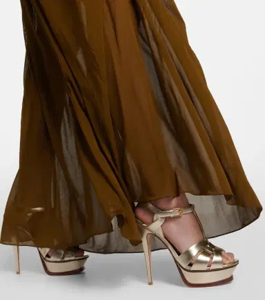 Saint Laurent Tribute 105 leather platform sandals | Thumbnail 5 Saint Laurent Tribute 105 leather platform sandals | Thumbnail 5