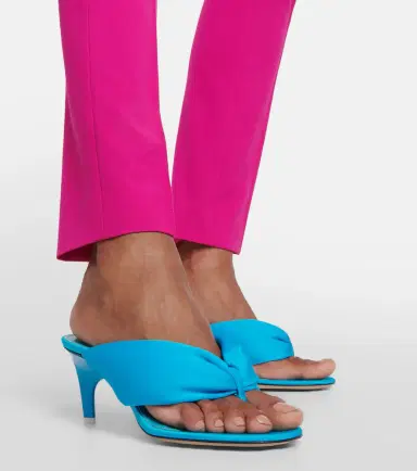 The Attico Rem satin thong sandals | Thumbnail 2