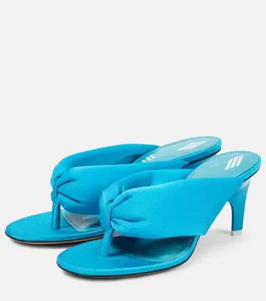 The Attico Rem satin thong sandals | Thumbnail 5