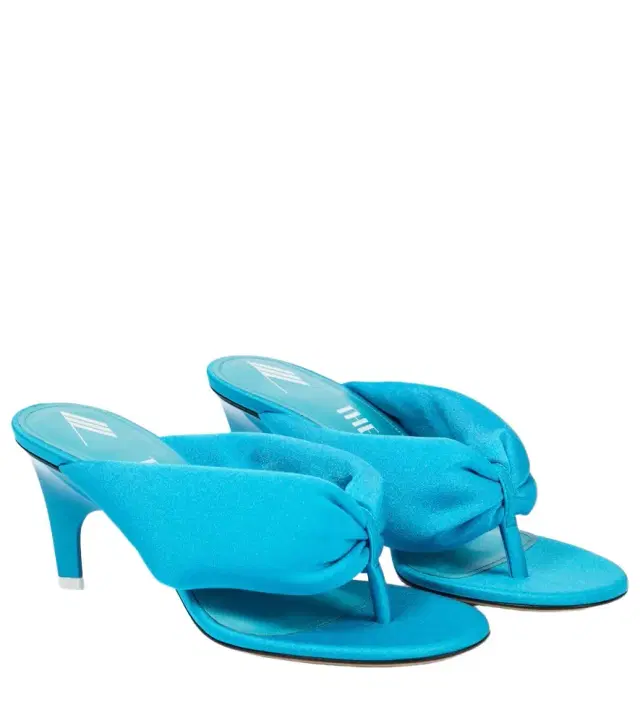 The Attico Rem satin thong sandals