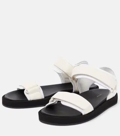 The Row Hook and Loop leather sandals | Thumbnail 4