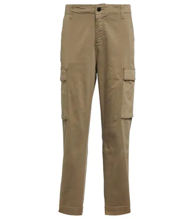 AG Jeans Cropped cotton-blend cargo pants