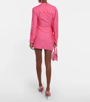 Jacquemus La Robe Bahia tie-detail minidress | Thumbnail 2