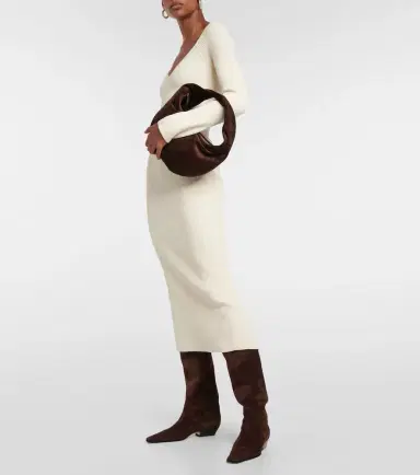 Khaite Suede knee-high boots | Thumbnail 2