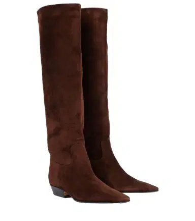 Khaite Suede knee-high boots | Thumbnail 1