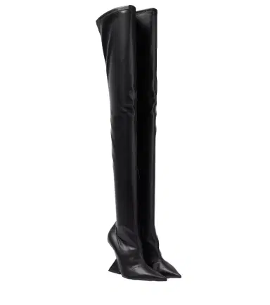 The Attico Cheope leather over-the-knee boots | Thumbnail 1