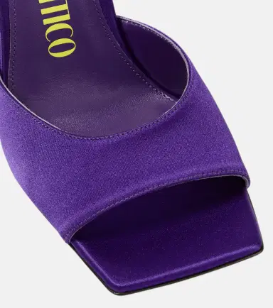 The Attico Devon satin mules | Thumbnail 3