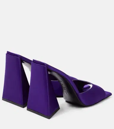 The Attico Devon satin mules | Thumbnail 4