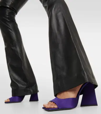 The Attico Devon satin mules | Thumbnail 6