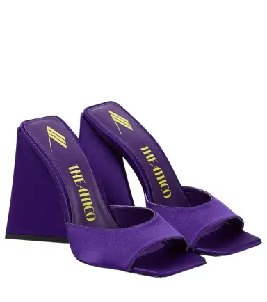 The Attico Devon satin mules | Thumbnail 1