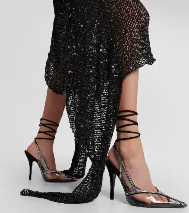 The Attico Venus crystal-embellished pumps | Thumbnail 2