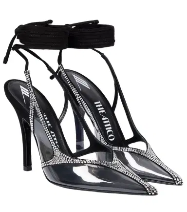 The Attico Venus crystal-embellished pumps | Thumbnail 1