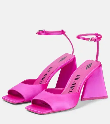 The Attico Piper fluo high sandals 85mm | Thumbnail 4