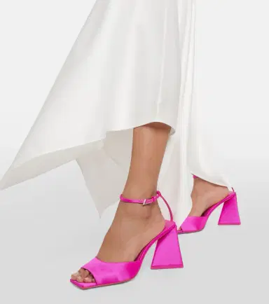 The Attico Piper fluo high sandals 85mm | Thumbnail 6
