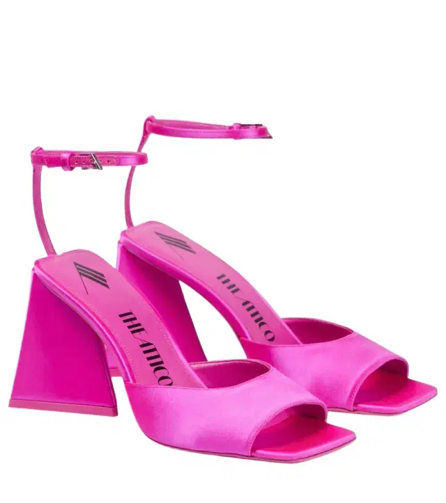 The Attico Piper fluo high sandals 85mm