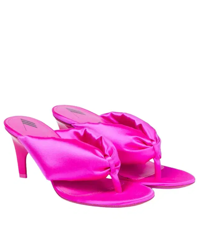 The Attico Rem satin thong sandals