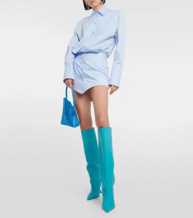 The Attico Cheope leather knee-high boots | Thumbnail 2